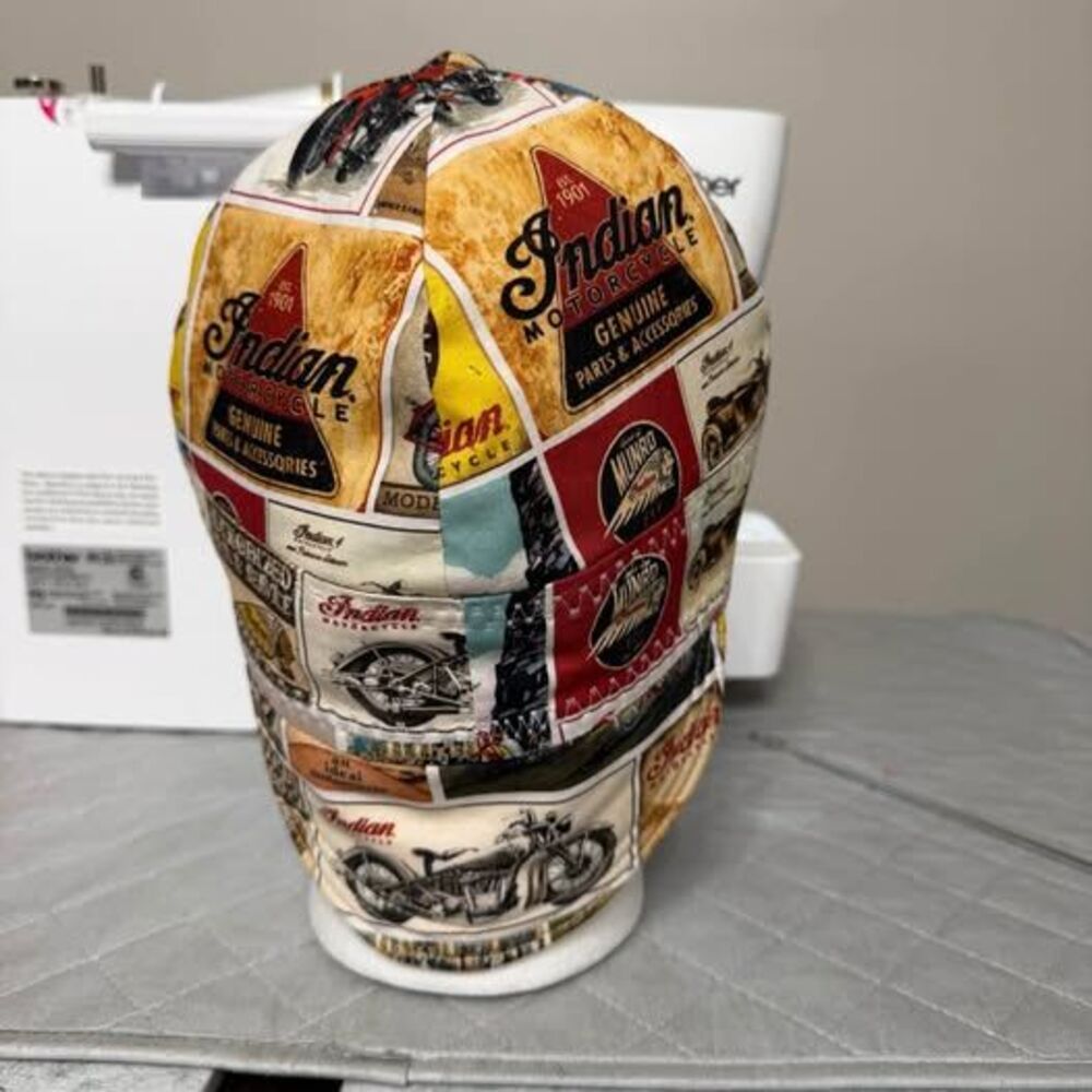 Custom Reversible Welding Caps 100% Cotton Personalized & Custom Fabric Options - Picture 2 of 5